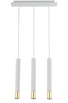 Lampa wisząca tuby sople biało-złota Sigma Lighting SOPEL GRAND 3 33388