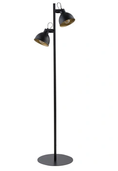 Lampa podłogowa loft metalowa czarno-złota Sigma Lighting MARS 50266