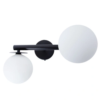 AVOLA kinkiet 2 czarny/biały 41486