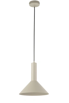 Lampa wisząca VITRUM stożek szary beż 40806