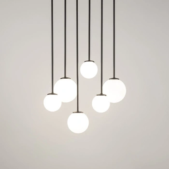 Plafon żyrandol kulki szary Sigma Lighting - TULIA 6 długi 33499