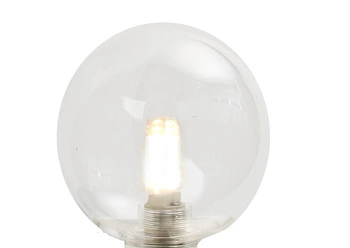 Klosz kulka TRANSPARENT 10cm (xs) szklany G9 nakręcany