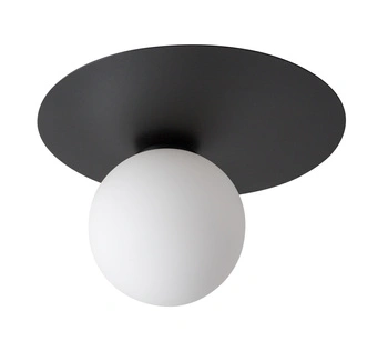 Plafon / kinkiet kula czarny Sigma Lighting ARGON 1 koło 33263