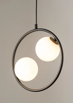 Lampa wisząca ring kula czarna Sigma Lighting AQUA 2 33410