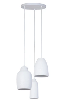 NORA 3 lampa wisząca ceramiczna biały 41380