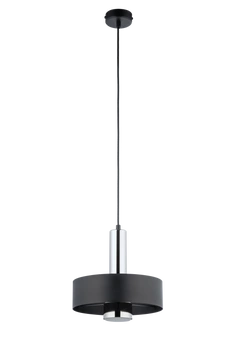 Lampa wisząca metalowa czarno - srebrna Sigma Lighting RIF LUX 1 M 40715