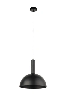 Lampa wisząca VITRUM kopuła M czarny 40809
