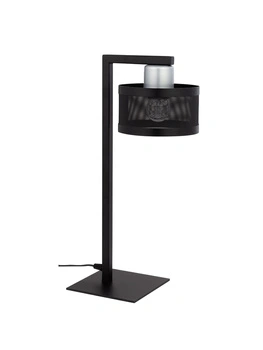 Lampka nocna abażur czarno-srebrna Sigma Lighting OFF 50234