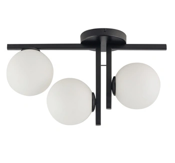 Plafon szklane kule czarny Sigma Lighting ANDY 3 33286