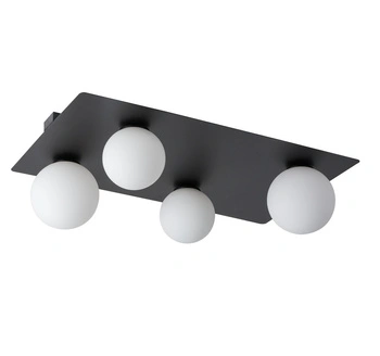 Plafon kule czarny Sigma Lighting ARGON 4 prostokąt 33282