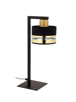 Lampka abażur czarno-złoty Sigma Lighting PRO 50235