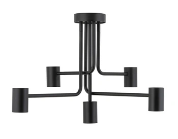 Lampa sufitowa nowoczesna czarna Sigma Lighting LUIS 5 33422