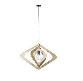 Lampa wisząca Sigma Lighting Glam Romb dąb 31279