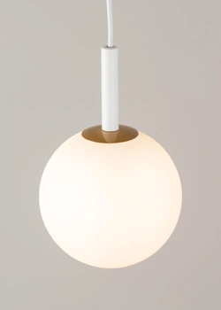 Lampa wisząca kula biała Sigma Lighting GAMA 1 33405