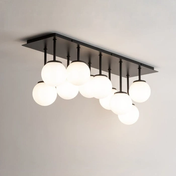 Plafon żyrandol kulki biały Sigma Lighting - TULIA 10 krótki 33493