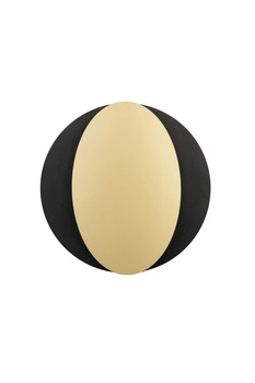 OVO kinkiet czarny/złoty 40871