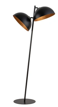 Lampa podłogowa kopuły czarno-miedziana Sigma Lighting SFERA 50336