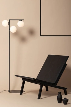 Lampa podłogowa nowoczesna czarna Sigma Lighting ANDY 33288