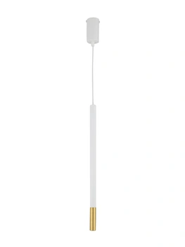 Lampa wisząca rurka tuba biało-złota Sigma Lighting SOPEL DUE 1 33236