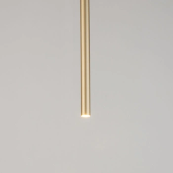Lampa wisząca tuba rurka złota Sigma Lighting SOPEL 1 Prosty 33151