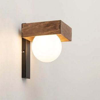 Kinkiet w stylu boho z mlecznym kloszem Sigma Lighting - BLOOM 33666