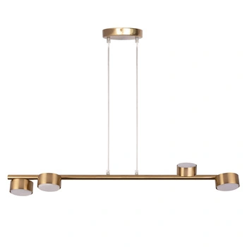 Lampa wisząca PUNTO 4 złoty satynowy 40828