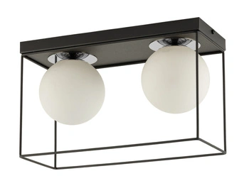 Plafon AROMA 2 klatka czarno - srebrna SIGMA LIGHTING 40707