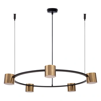 KODO 5 zwis czarny złoty szczotkowany  41329	