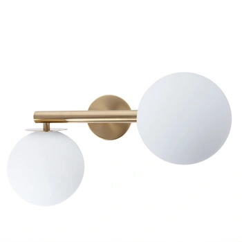 AVOLA kinkiet 2 złoty/biały 41484